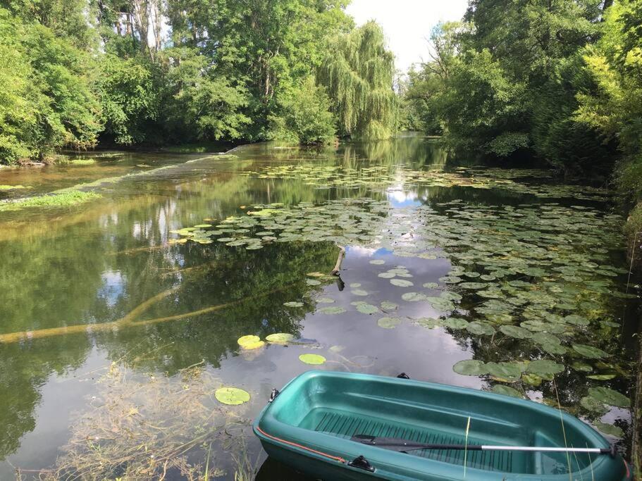 Magnifique Moulin Proche Chablis, Jacuzzi Et Riviere Villa Annay-sur-Serein Luaran gambar