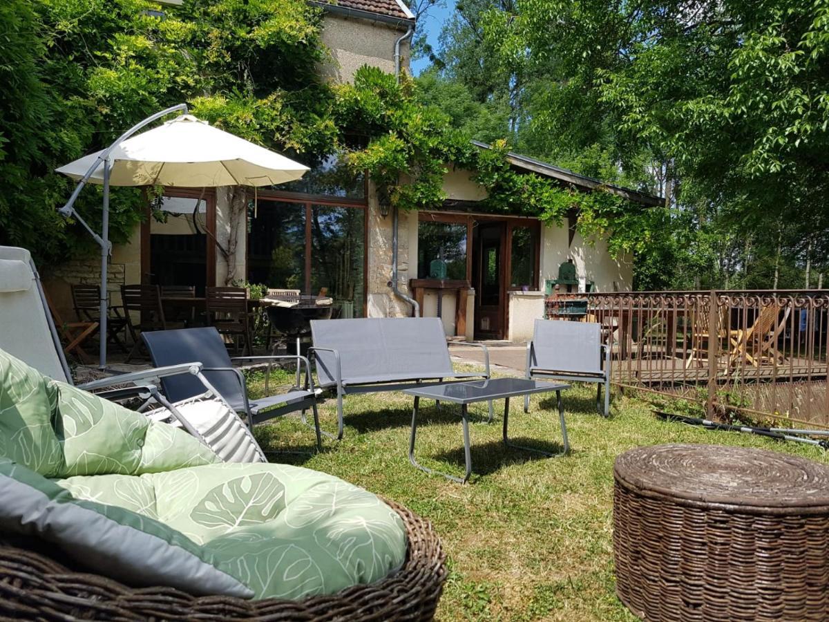 Magnifique Moulin Proche Chablis, Jacuzzi Et Riviere Villa Annay-sur-Serein Luaran gambar